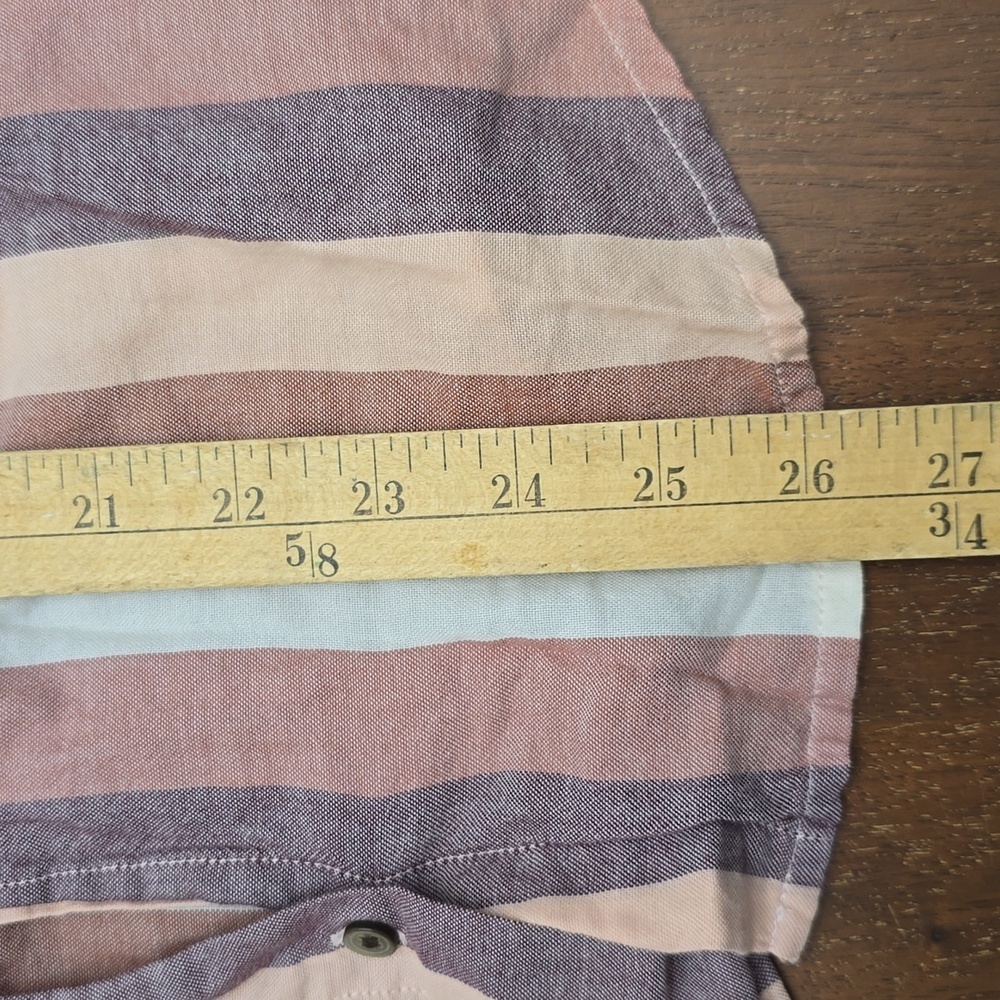 MADEWELL striped Shirt Sz L - Picture 4 of 5